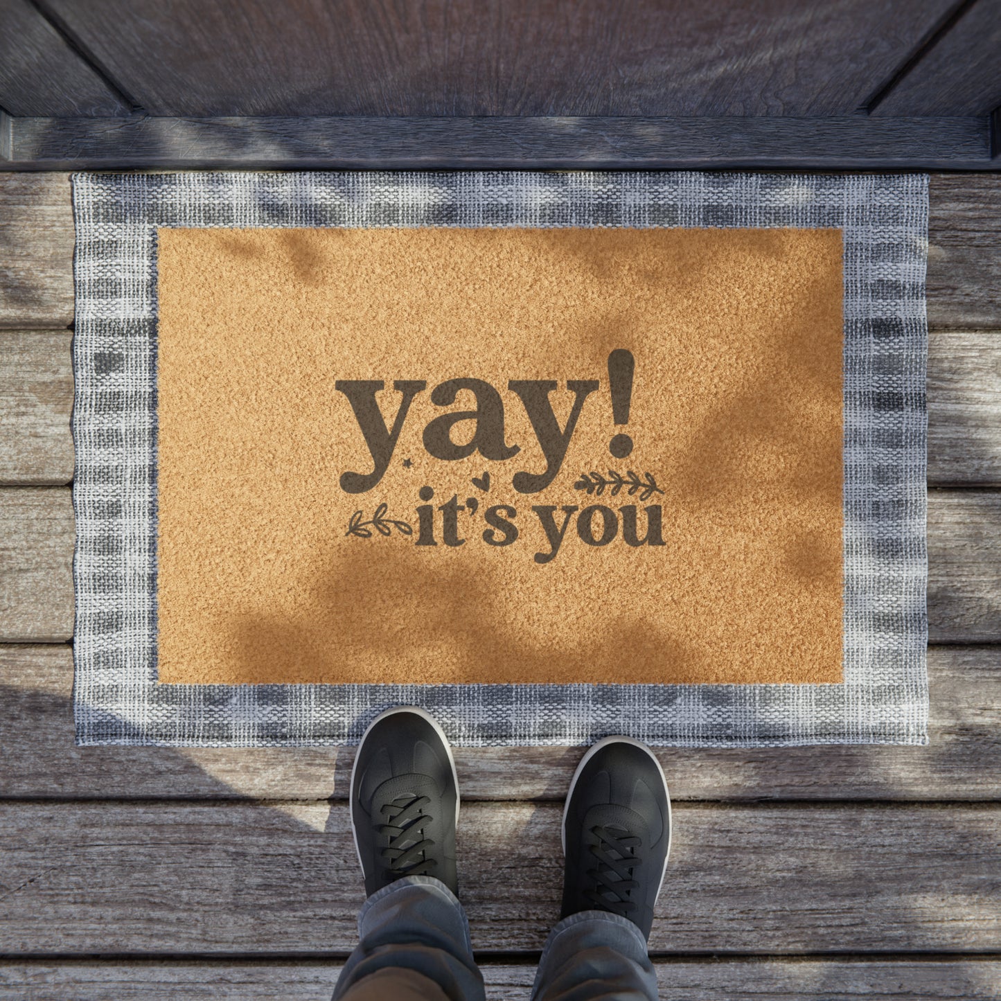 Yay It's You Doormat