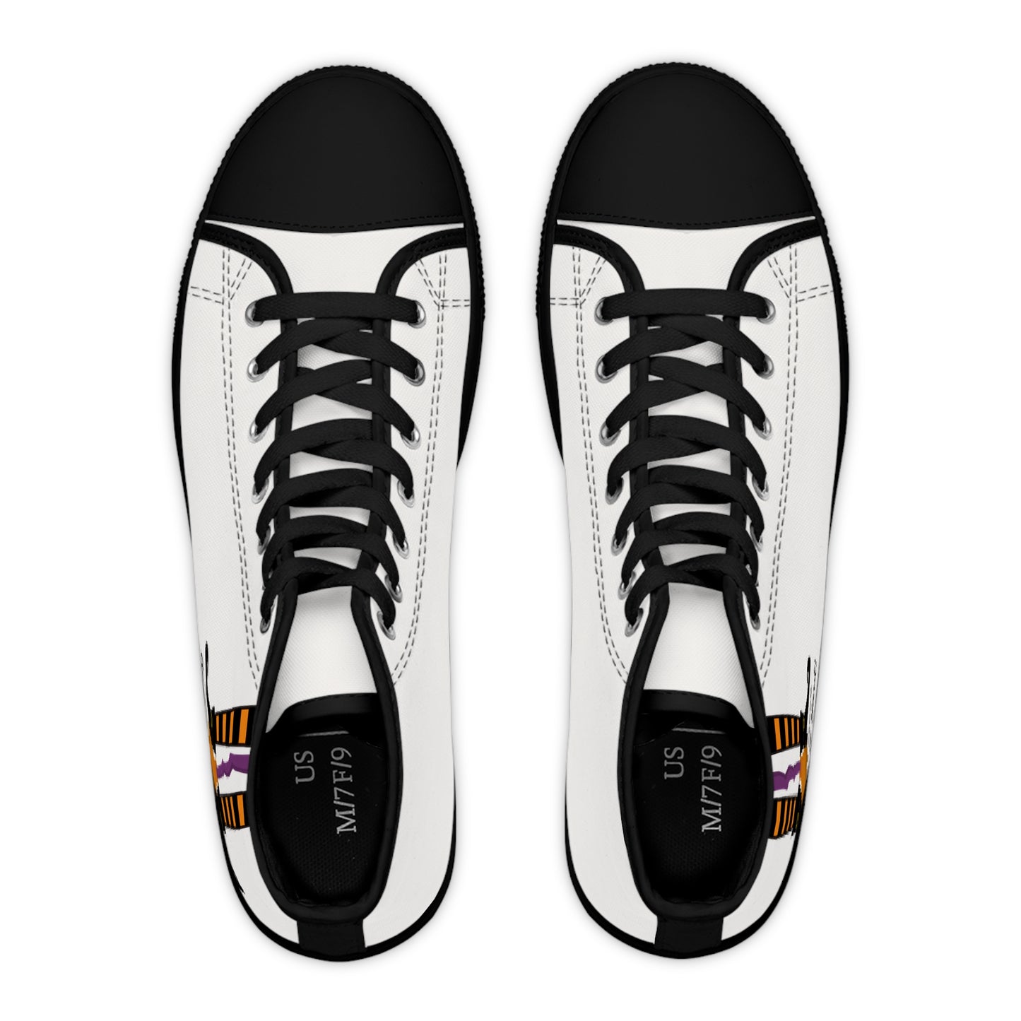 Own your broom and ride it hard Women's High Top Sneakers