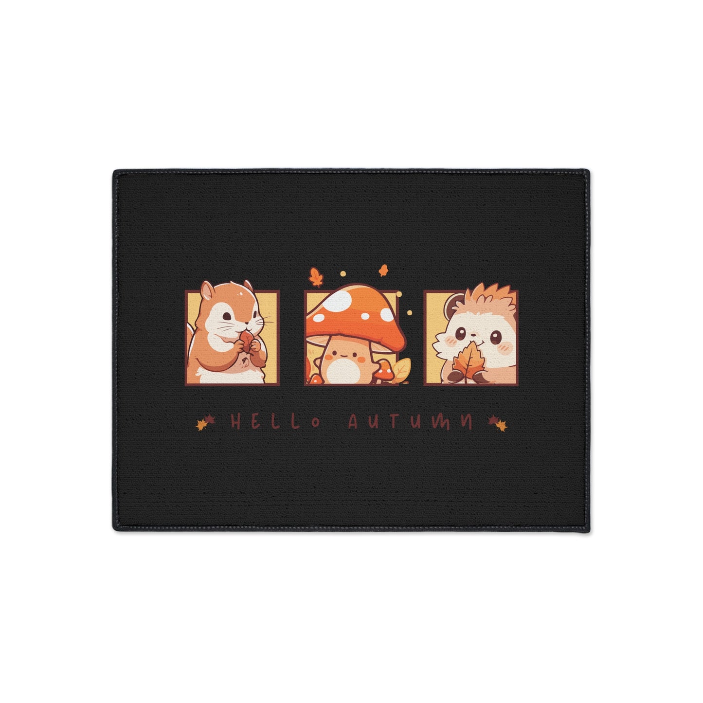 Hello Autumn Heavy Duty Floor Mat | Durable Fall-Themed Entryway Decor