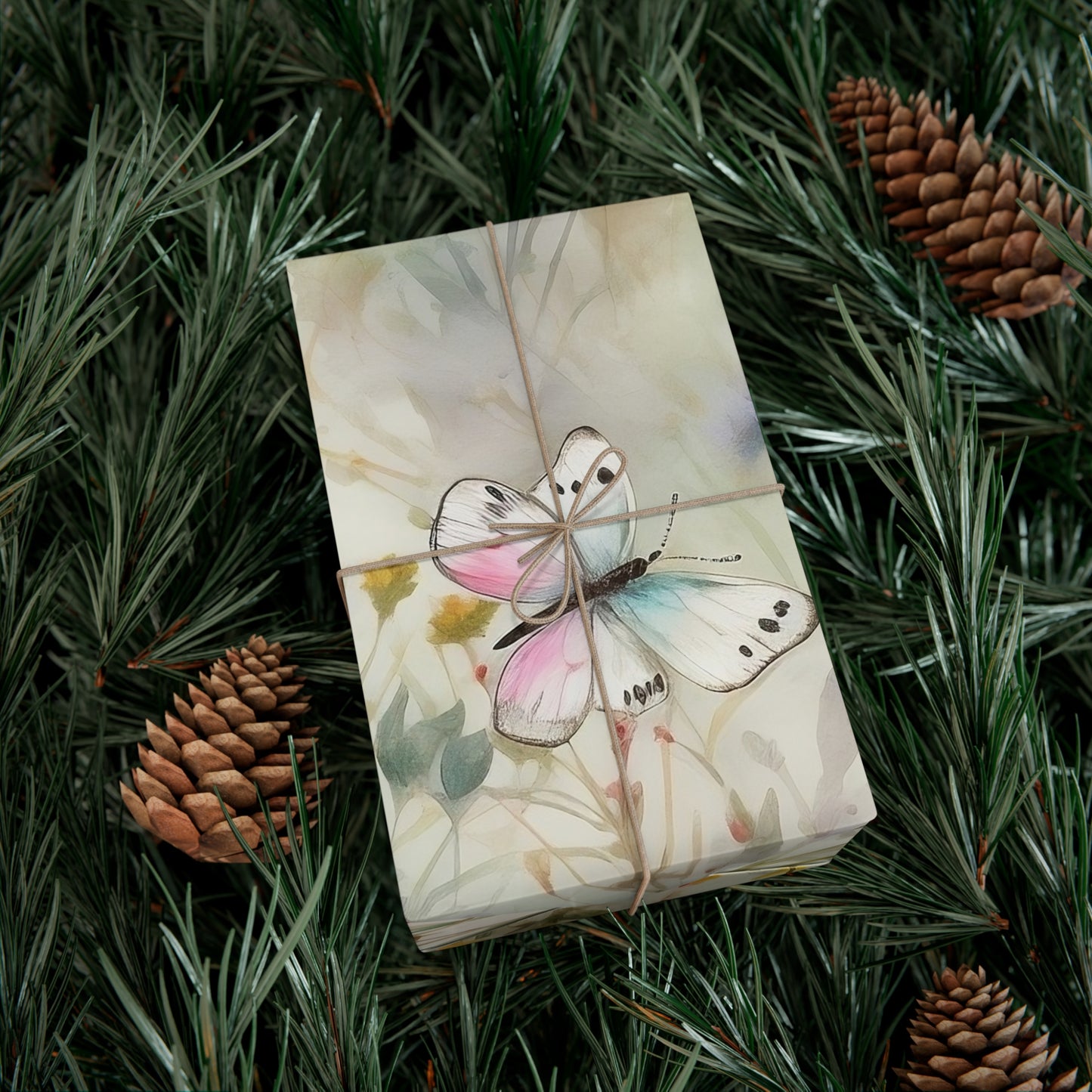 Botanical Butterflies Gift Wrap Papers