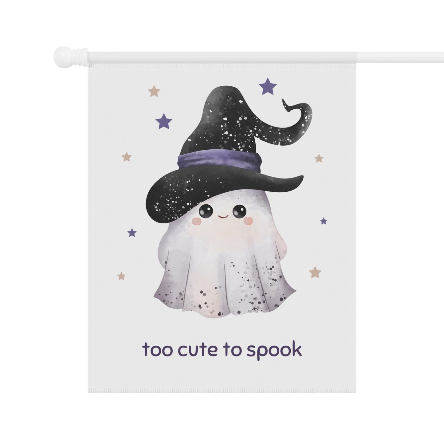 Too Cute to Spook Garden & House Banner | Fun Halloween Outdoor Decor