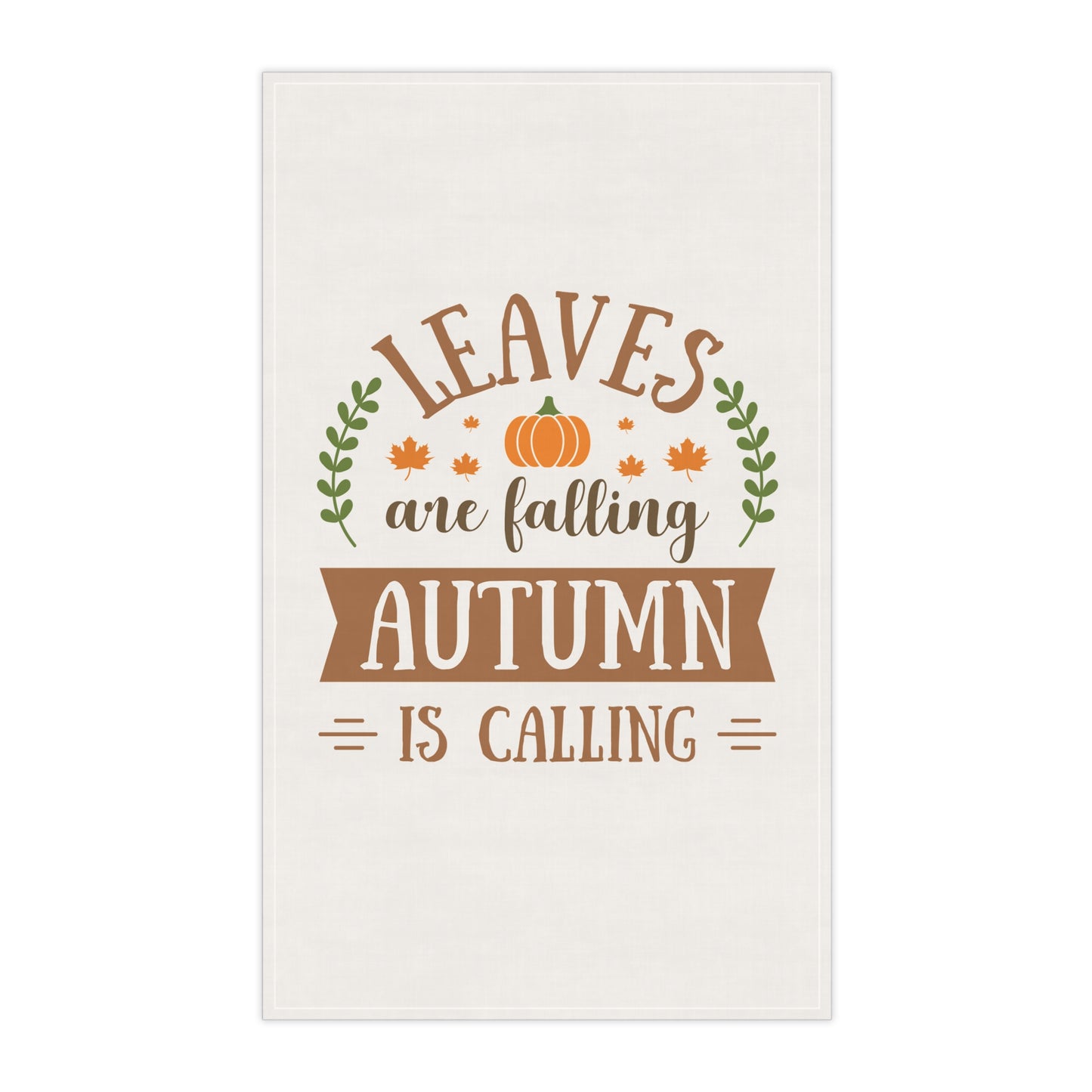 Autumn Is Calling Tea Towels | 100% Cotton Fall-Themed Kitchen Towels