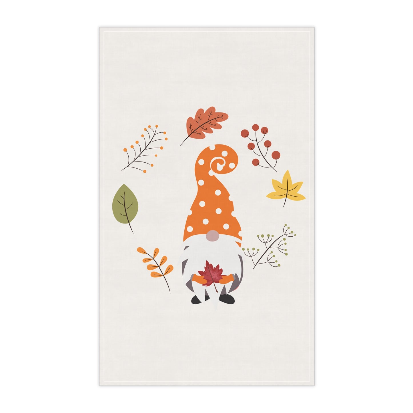 Fall Gnome Tea Towels | 100% Cotton Fall-Themed Kitchen Towels