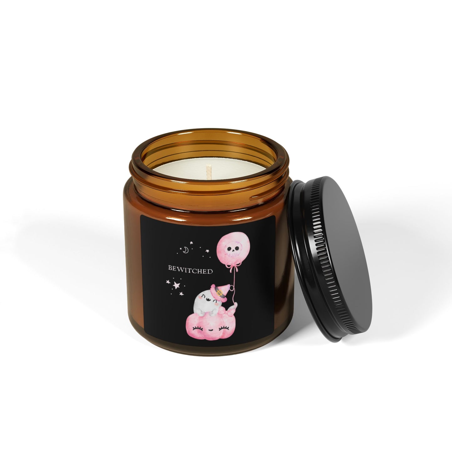 Bewitched Scented Soy Candle | Mystical Aromatherapy in Amber Jar