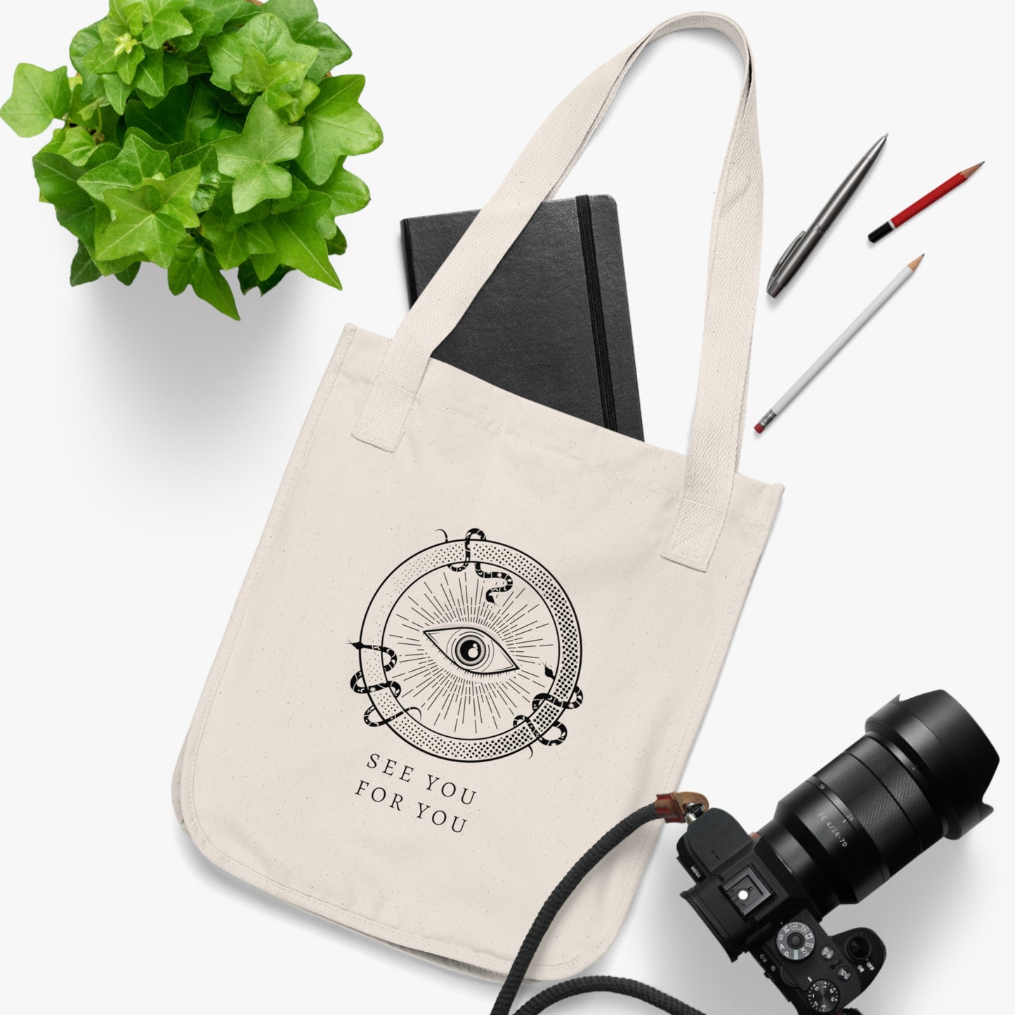 I see you for you Organic Canvas Tote Bag