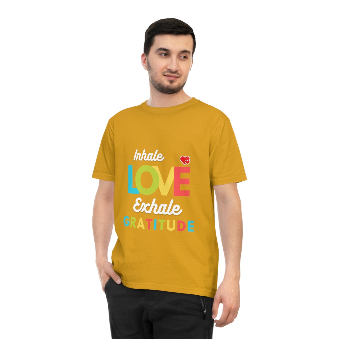 Inhale Love, Exhale Gratitude Unisex Classic Jersey T-shirt