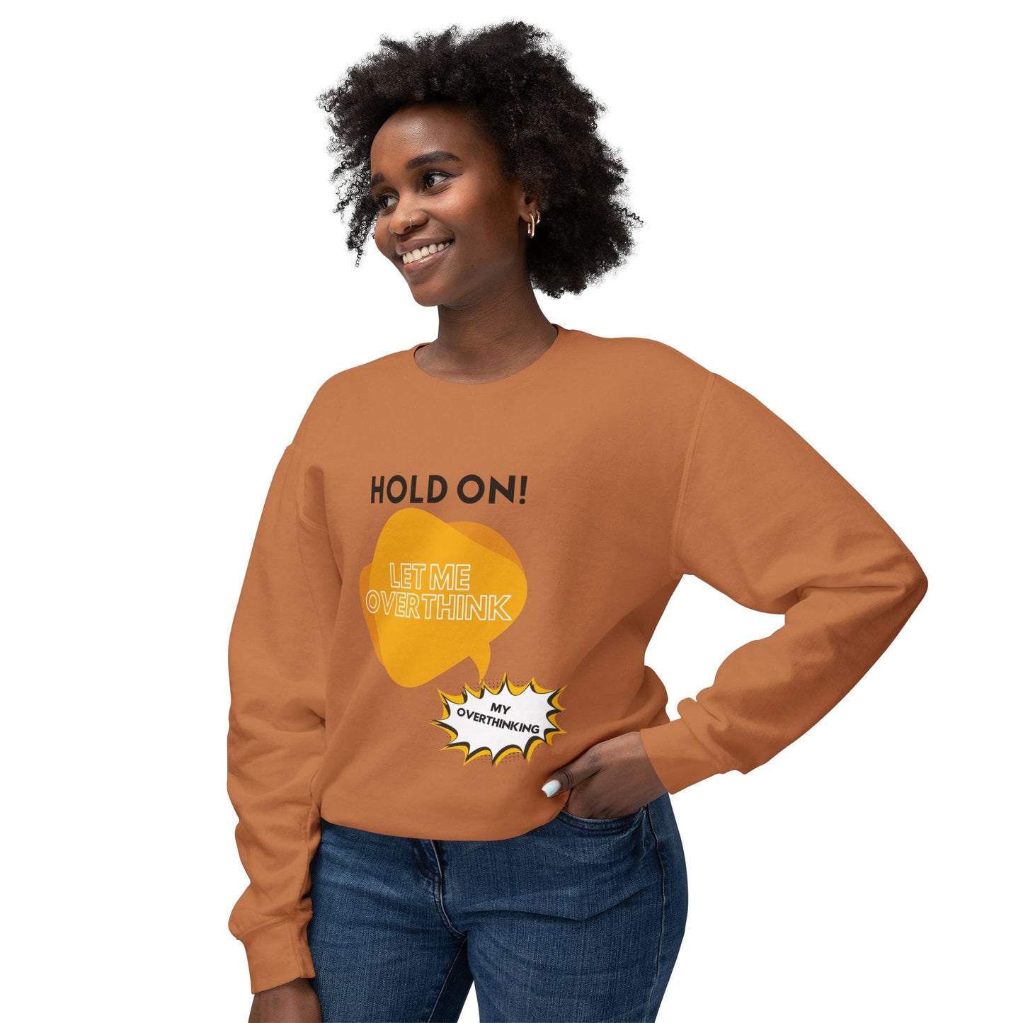 Hold on Unisex Lightweight Crewneck Sweatshirt