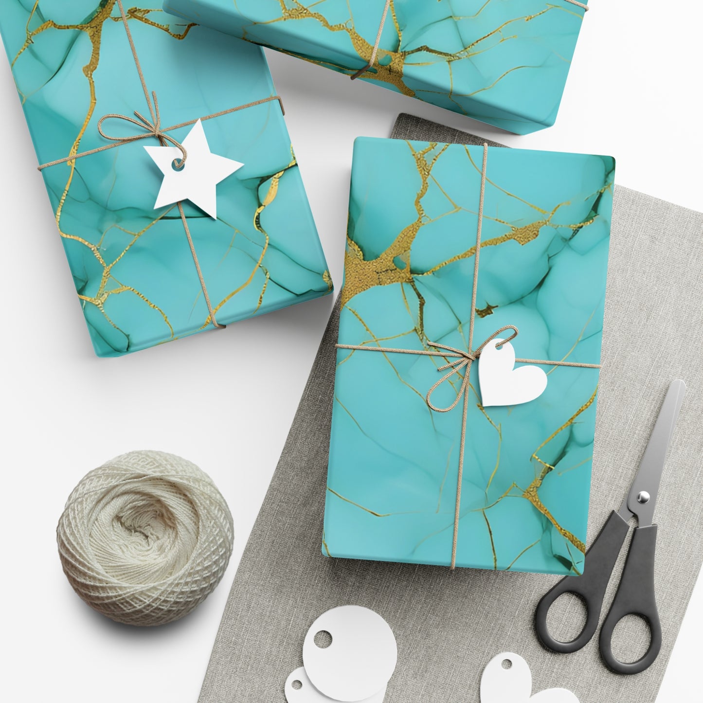 Turquoise Gift Wrap Papers