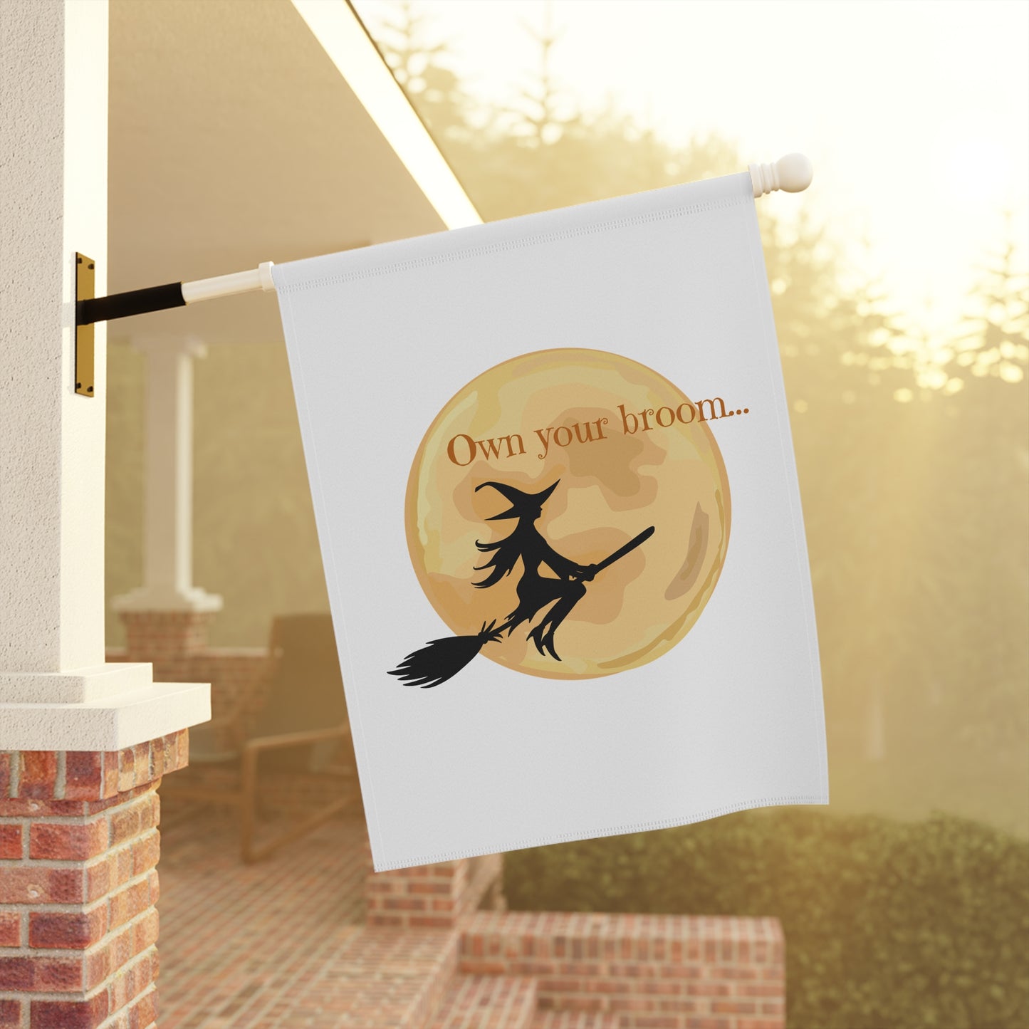 Own your broom Garden & House Banner