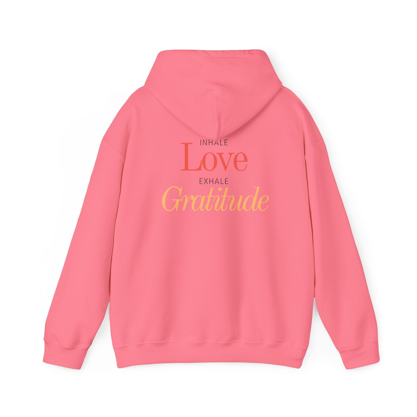 Inhale Love, Exhale Gratitude Unisex Heavy Blend™ Hooded Sweatshirt