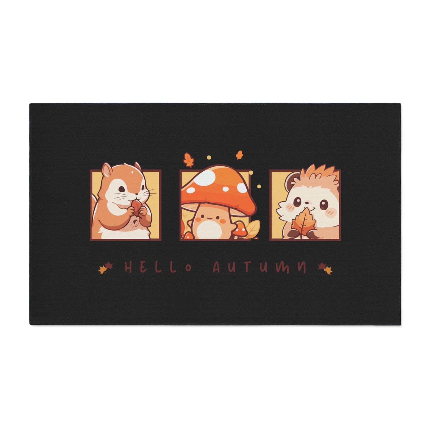 Hello Autumn Heavy Duty Floor Mat | Durable Fall-Themed Entryway Decor