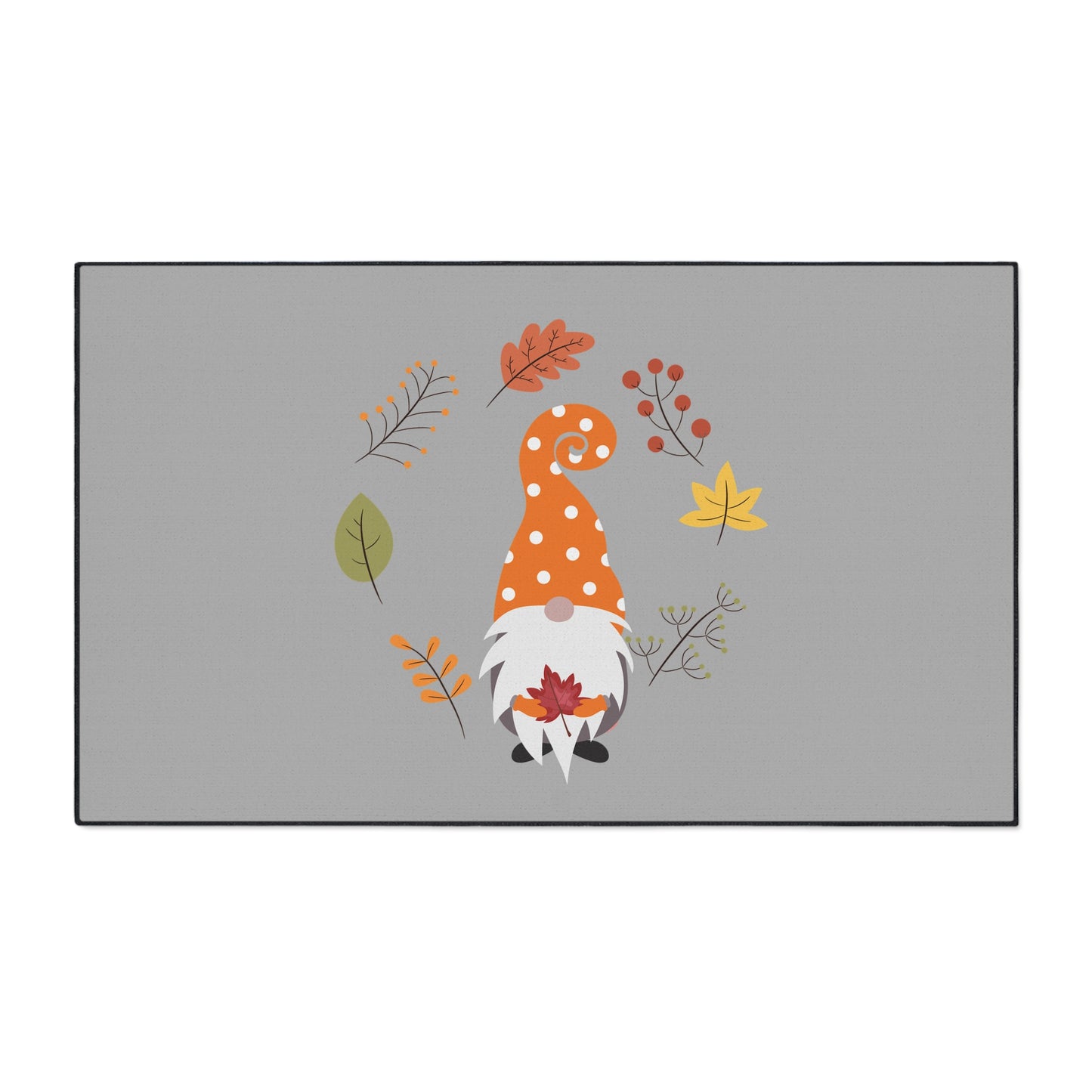 Fall Gnome Heavy Duty Floor Mat | Durable & Festive Autumn Entryway Decor