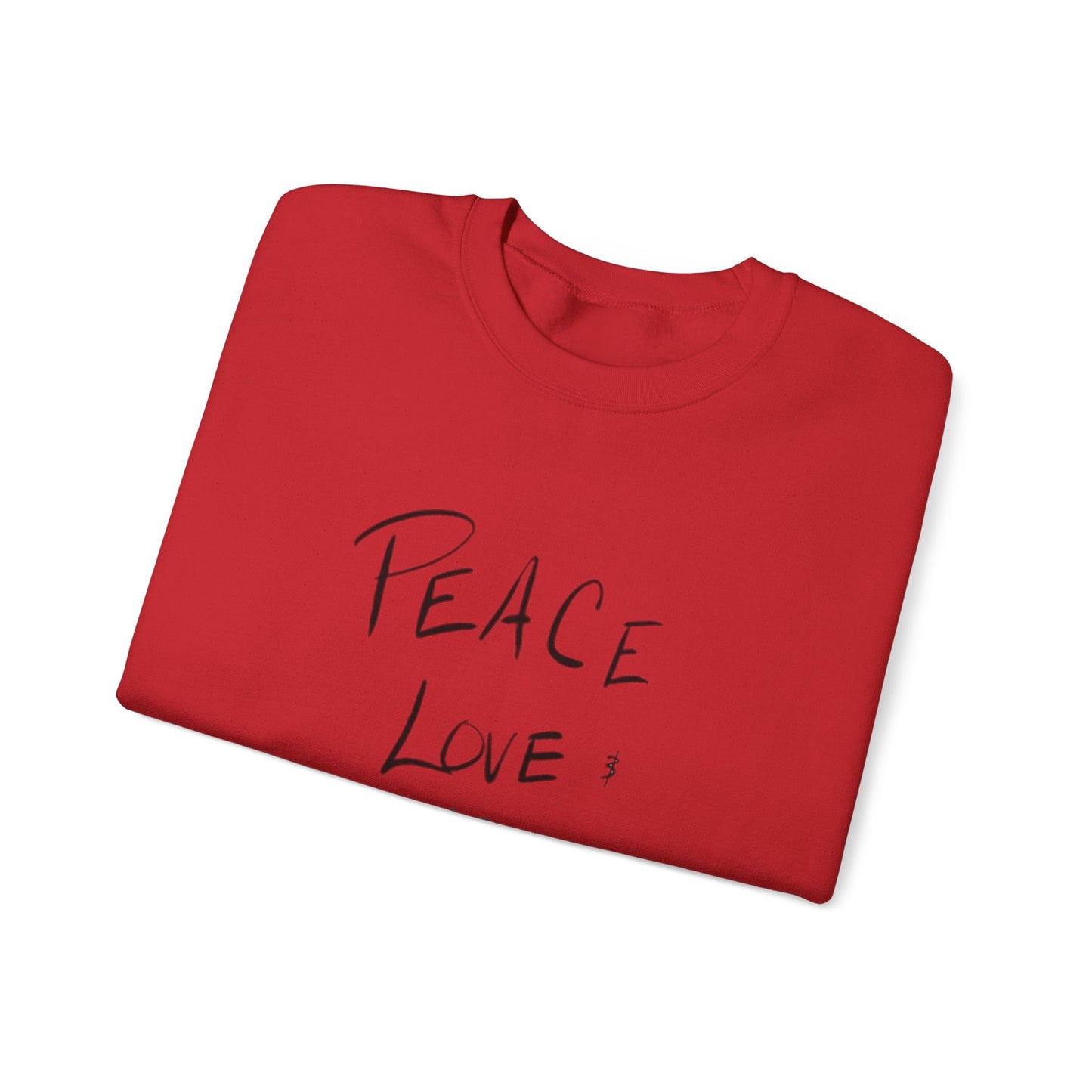 Peace, love, go vibe yourself Unisex Heavy Blend™ Crewneck Sweatshirt