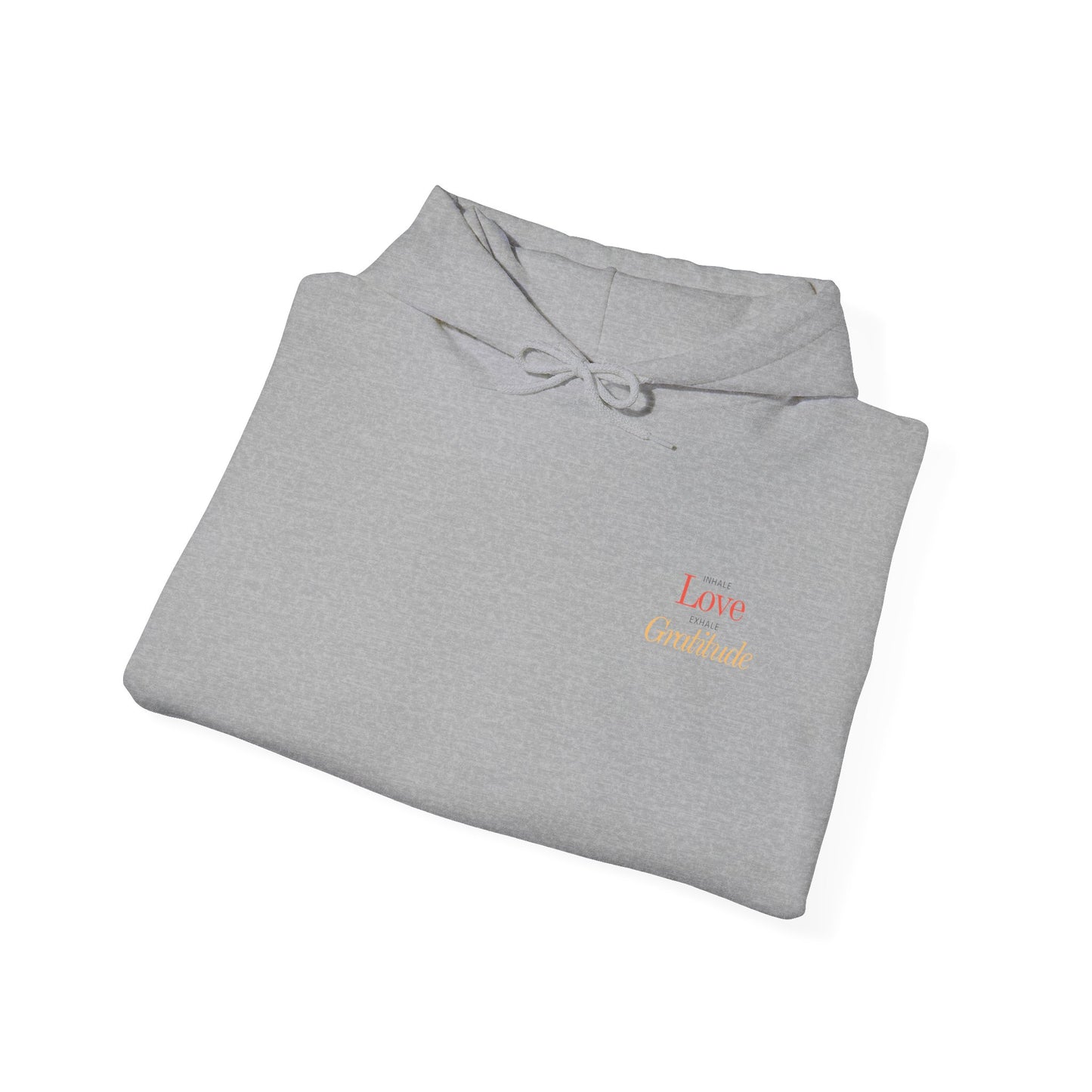 Inhale Love, Exhale Gratitude Unisex Heavy Blend™ Hooded Sweatshirt