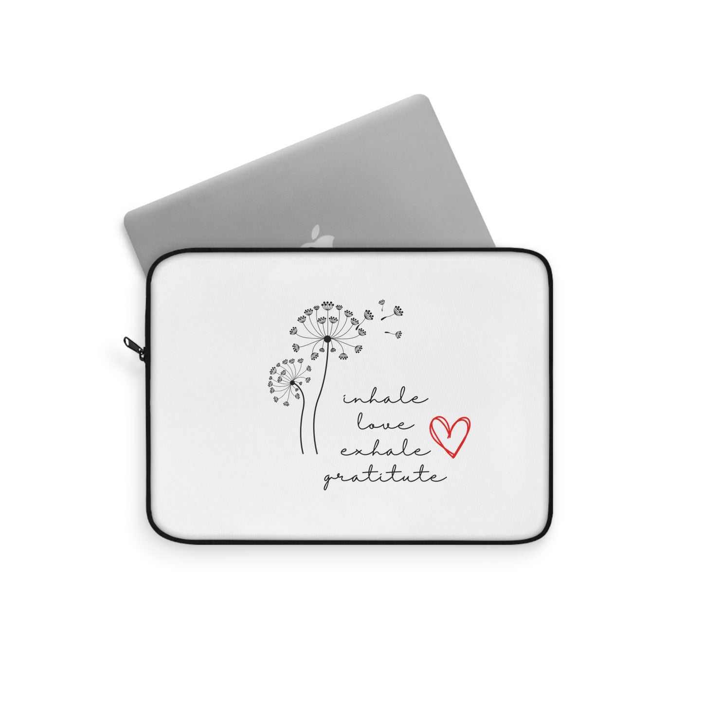 Inhale Love Exhale Gratitude Laptop Sleeve