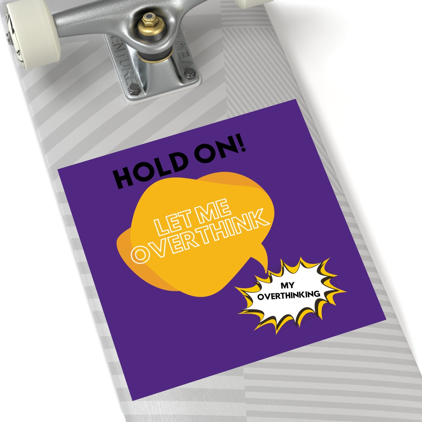 Hold on! Square Stickers, Indoor\Outdoor