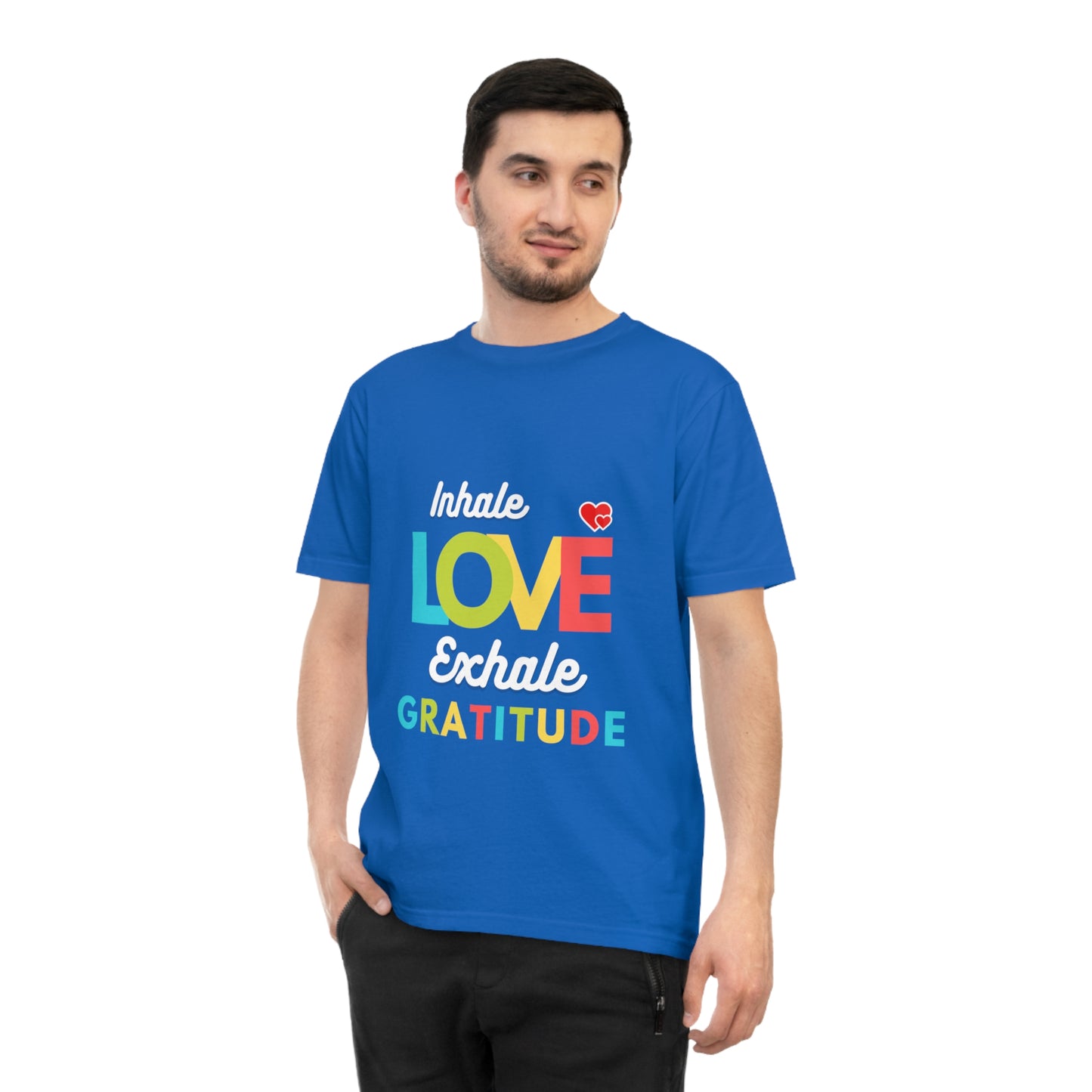 Inhale Love, Exhale Gratitude Unisex Classic Jersey T-shirt