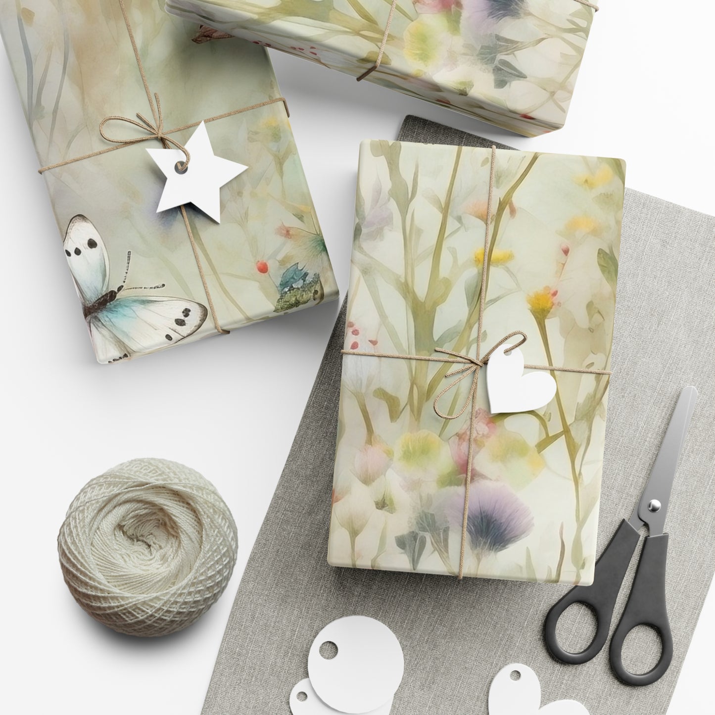 Botanical Butterflies Gift Wrap Papers