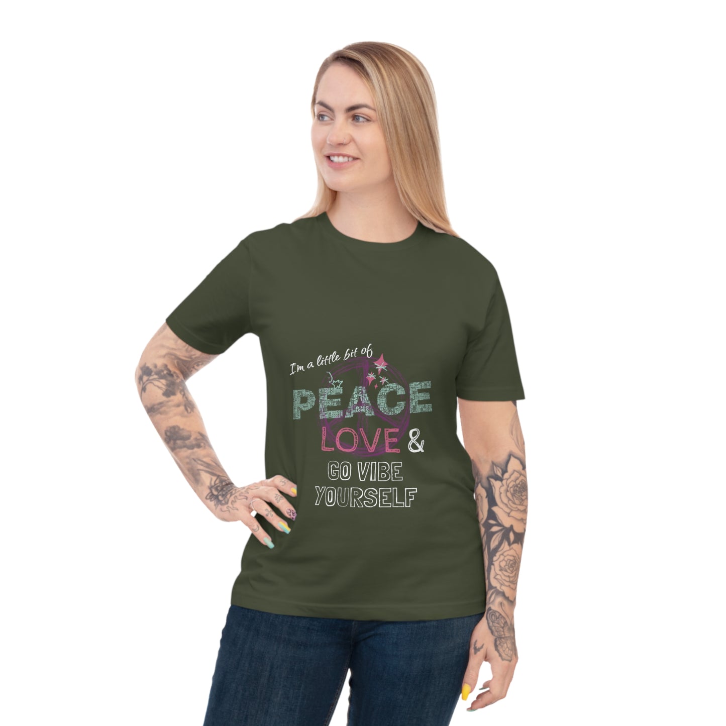 Peace, Love & Vibe yourself Unisex Classic Jersey T-shirt