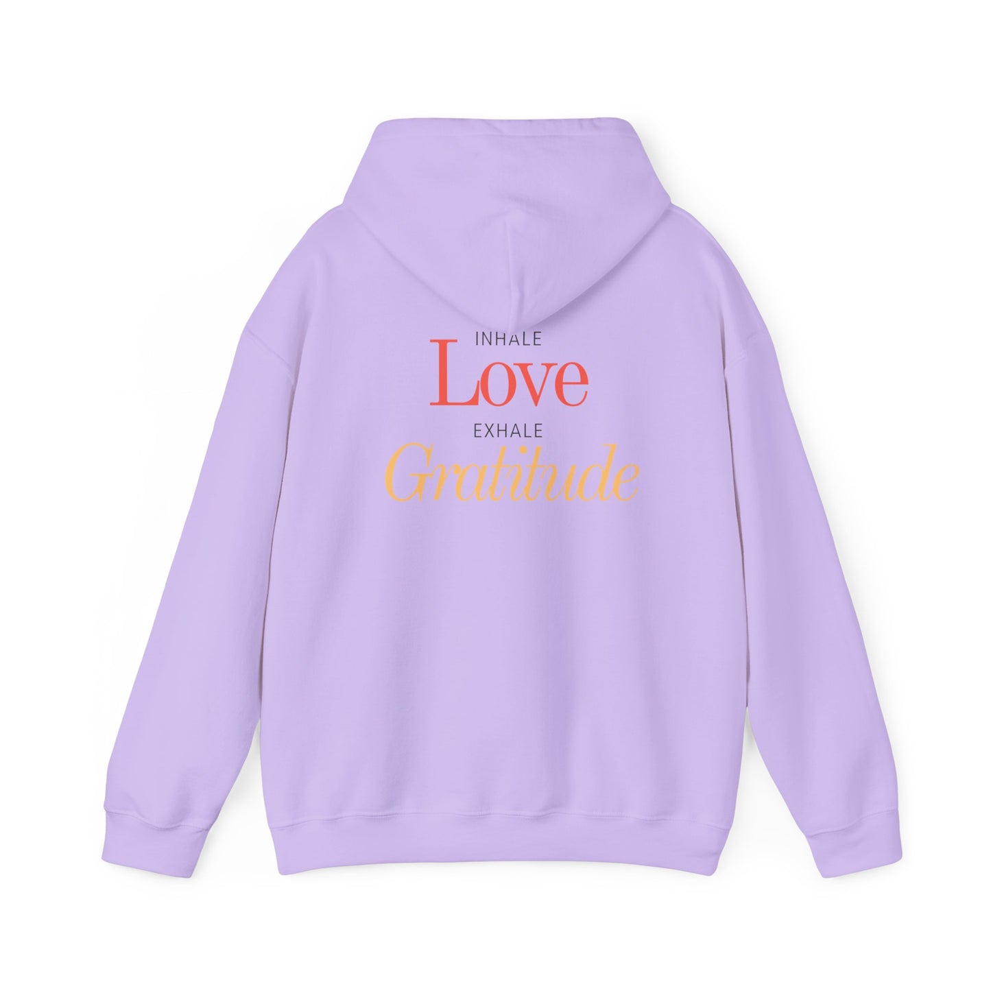 Inhale Love, Exhale Gratitude Unisex Heavy Blend™ Hooded Sweatshirt