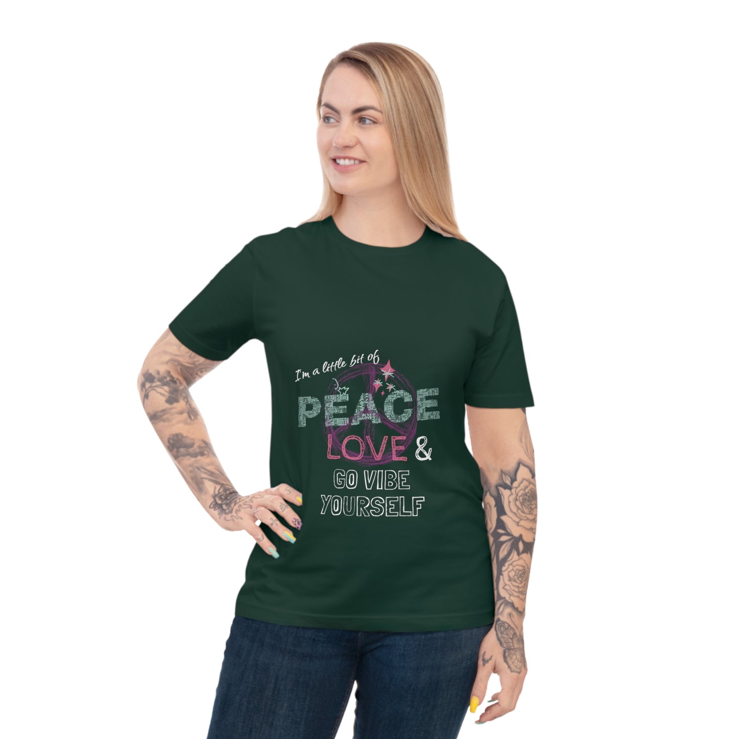 Peace, Love & Vibe yourself Unisex Classic Jersey T-shirt