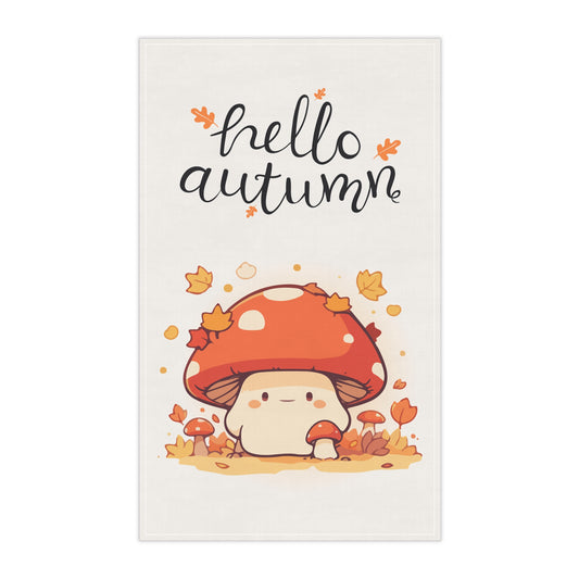 Hello Autumn Tea Towels | 100% Cotton Fall-Themed Kitchen Towels