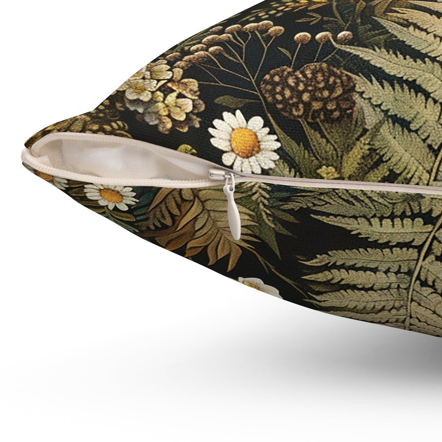 Woodland Flora Spun Polyester Square Pillow