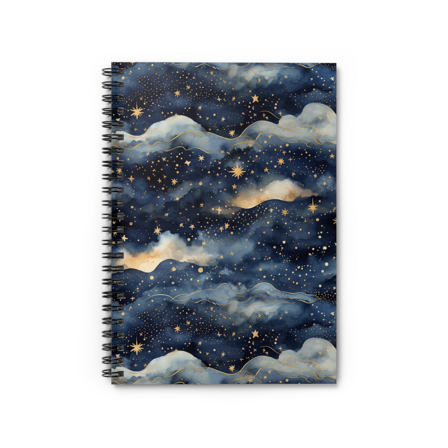 Night Sky Spiral Notebook - Ruled Line