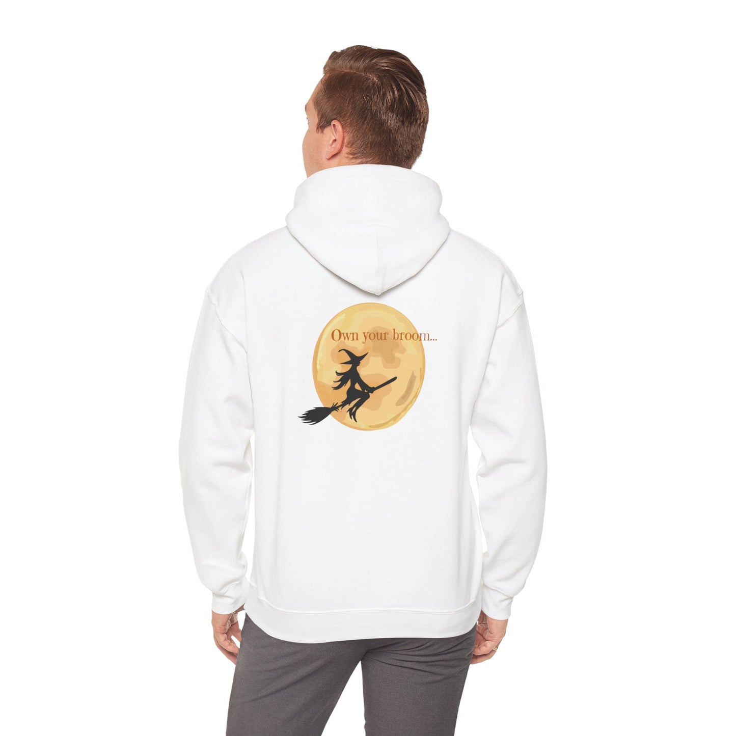 Own your broom Unisex Heavy Blend™ Hooded Sweatshirt