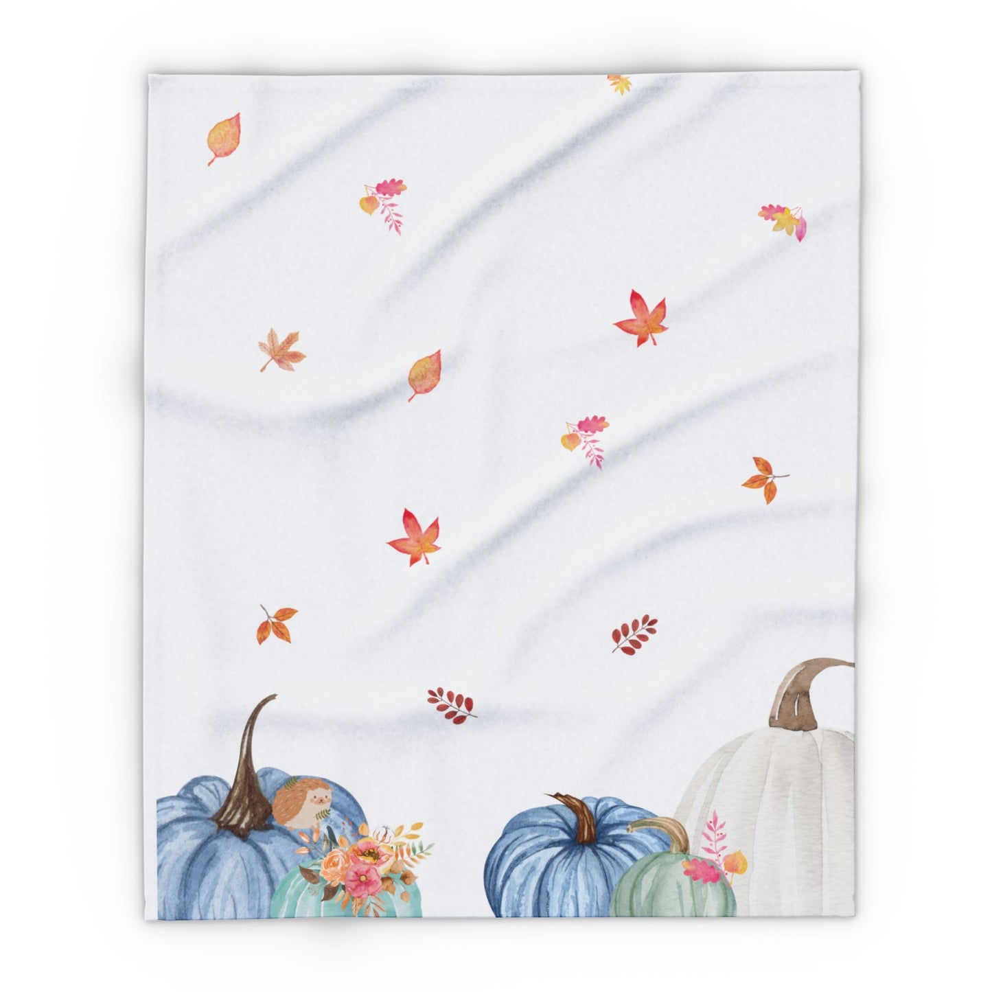 Pumpkin Arctic Fleece Blanket | Cozy Fall-Themed Throw Blanket