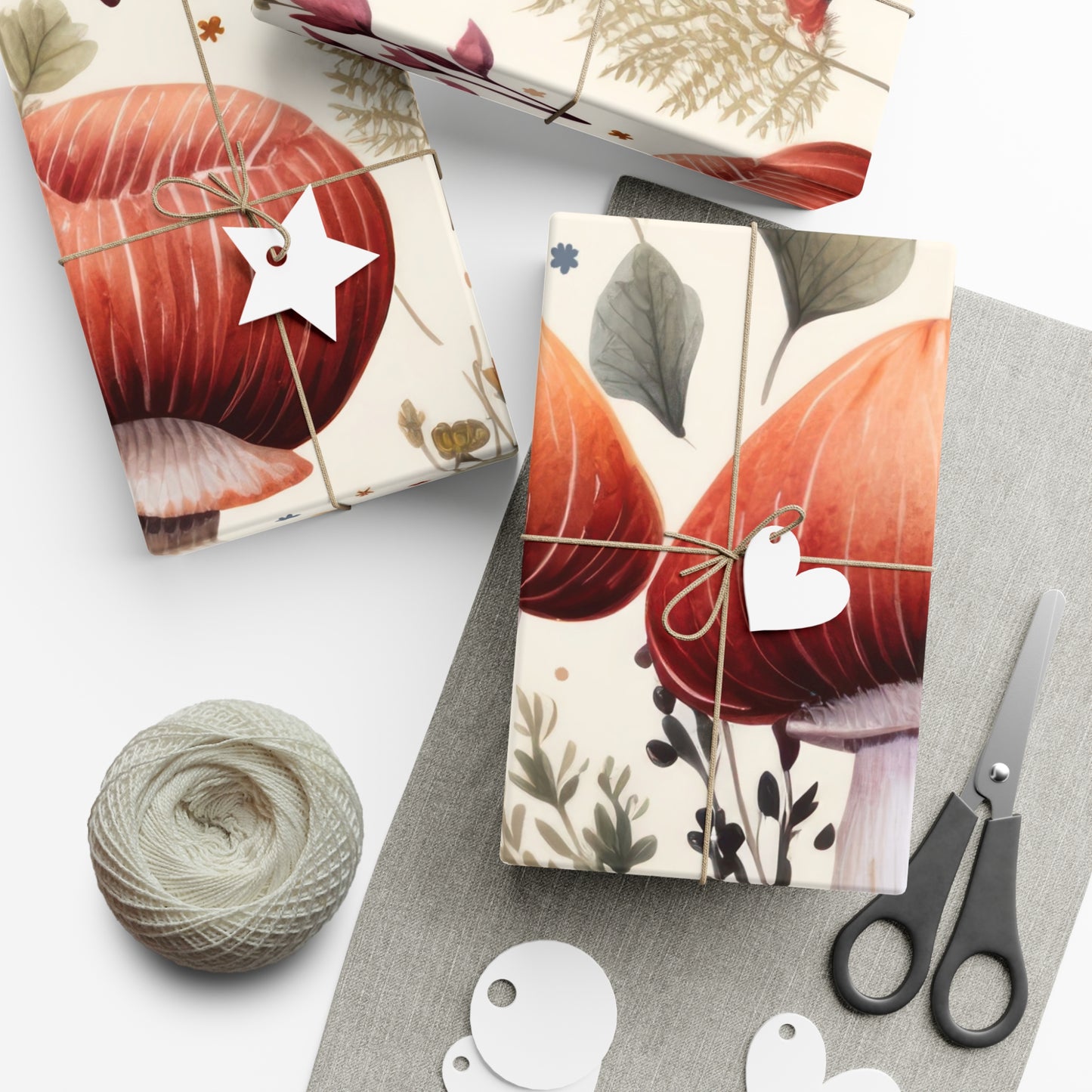 Mushroom Forest Gift Wrap Papers