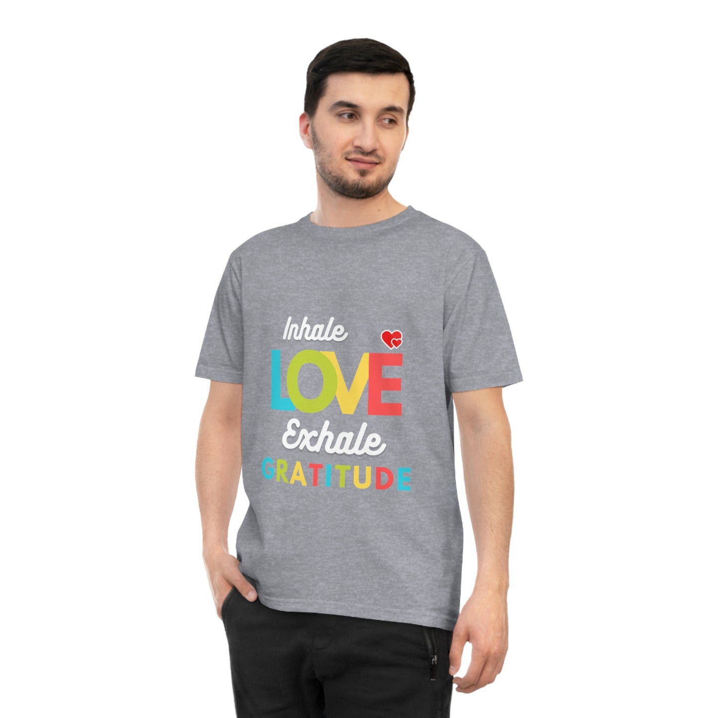 Inhale Love, Exhale Gratitude Unisex Classic Jersey T-shirt