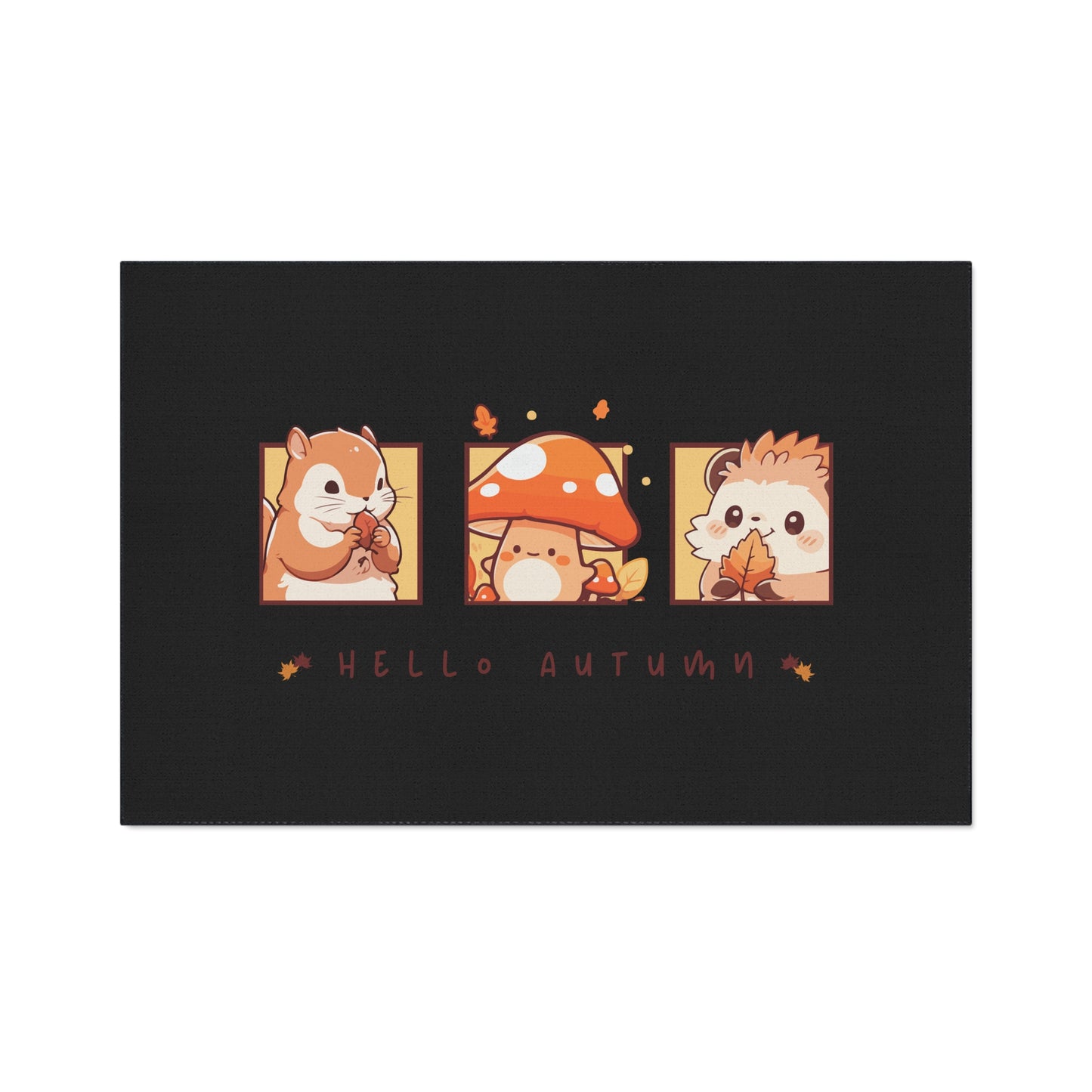 Hello Autumn Heavy Duty Floor Mat | Durable Fall-Themed Entryway Decor