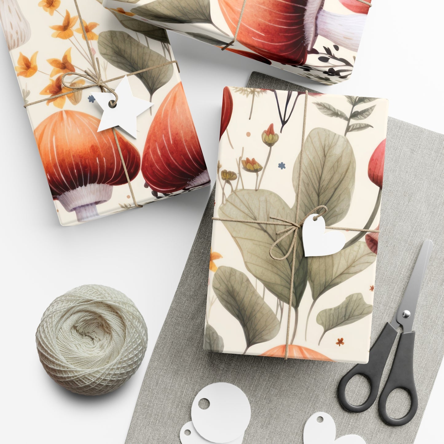 Mushroom Forest Gift Wrap Papers