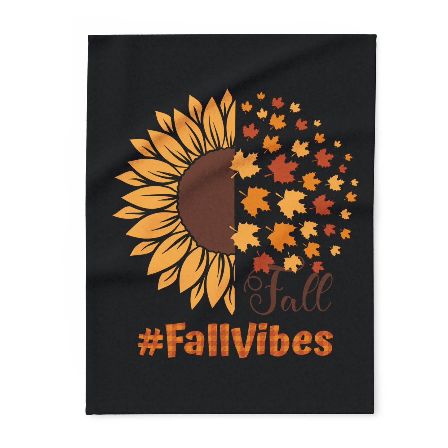 Fall Vibes Arctic Fleece Blanket | Cozy Autumn-Themed Throw