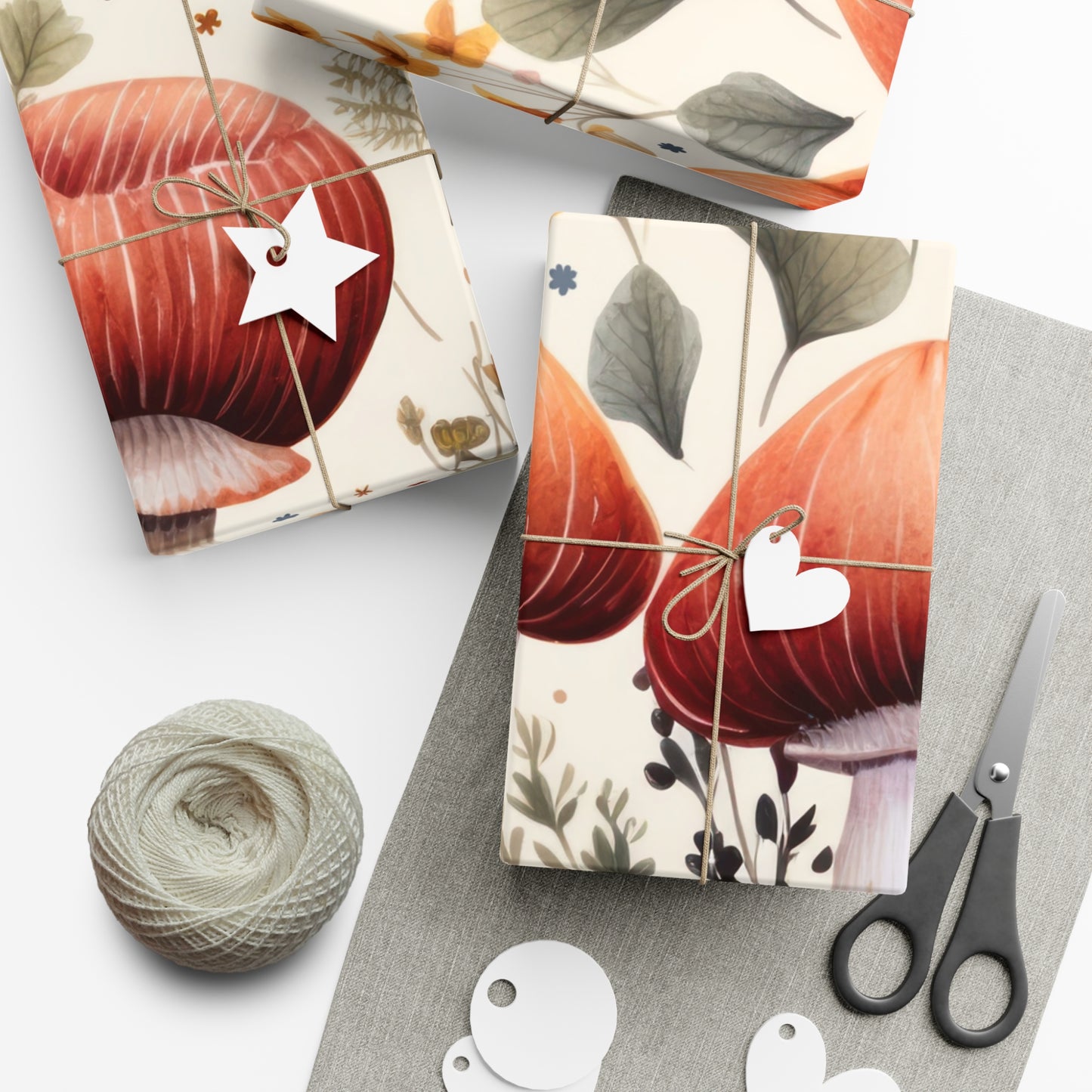 Mushroom Forest Gift Wrap Papers