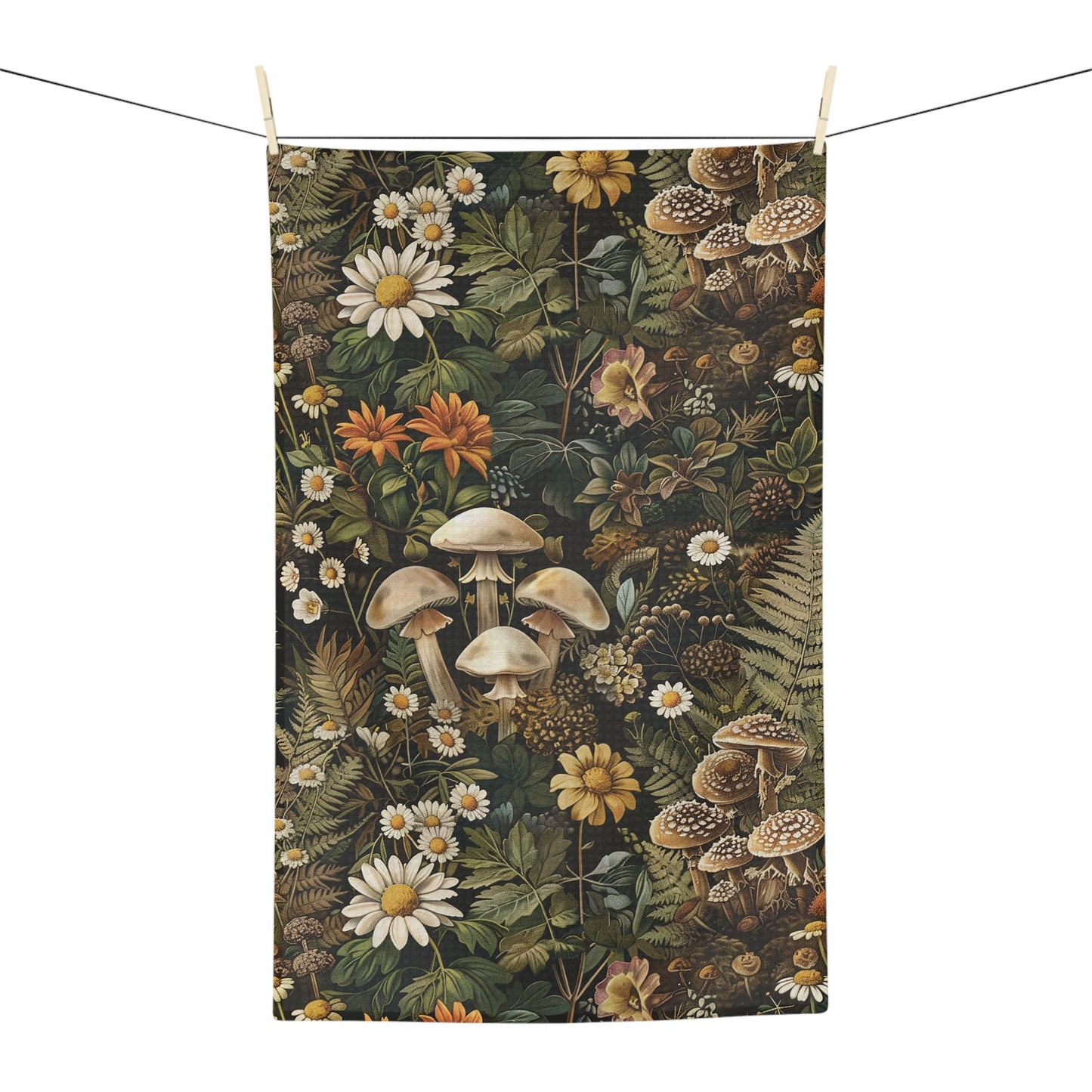 Woodland Flora Microfiber Tea Towel